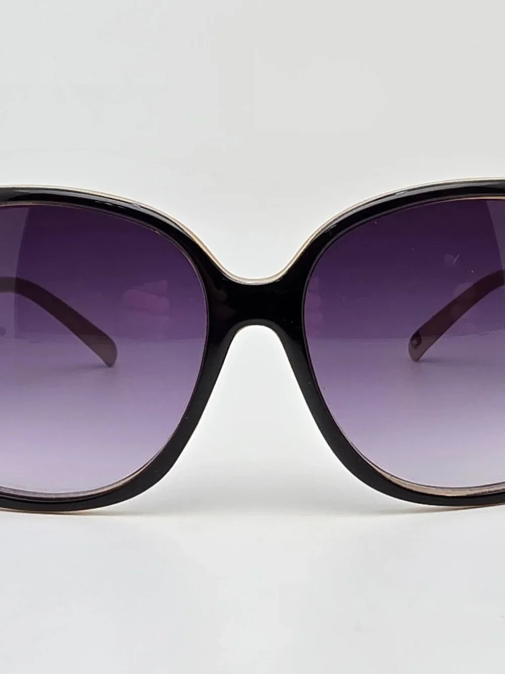 Tommy Hilfiger Janet WP OL90 Black on Metallic Sand Frame Grey Lens Sunglasses